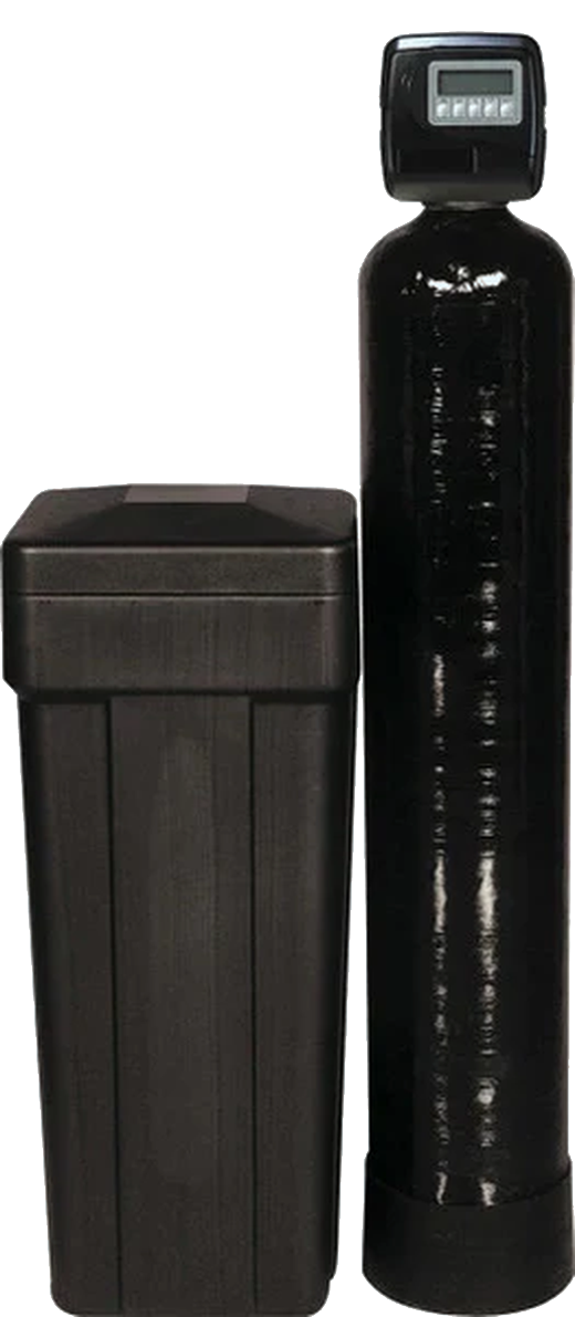 Clack WS1 softener and carbon filter tank with brine tank